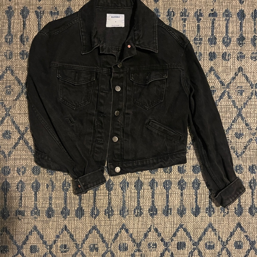 Old Navy Black Denim Jacket